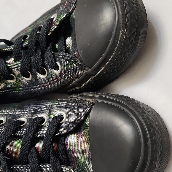 Converse CTAS Metallic Rainbow High-Top Sneakers (W Size 10) - Picture 8 of 13